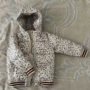 Kids Puffer Jacket, Vintage Floral